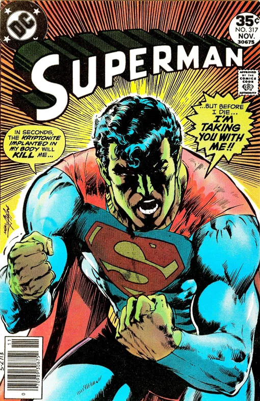 Superman (1939) #317. Cover by Neal Adams.