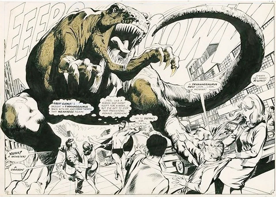 A panel from The Spectre. Art by Neal Adams.