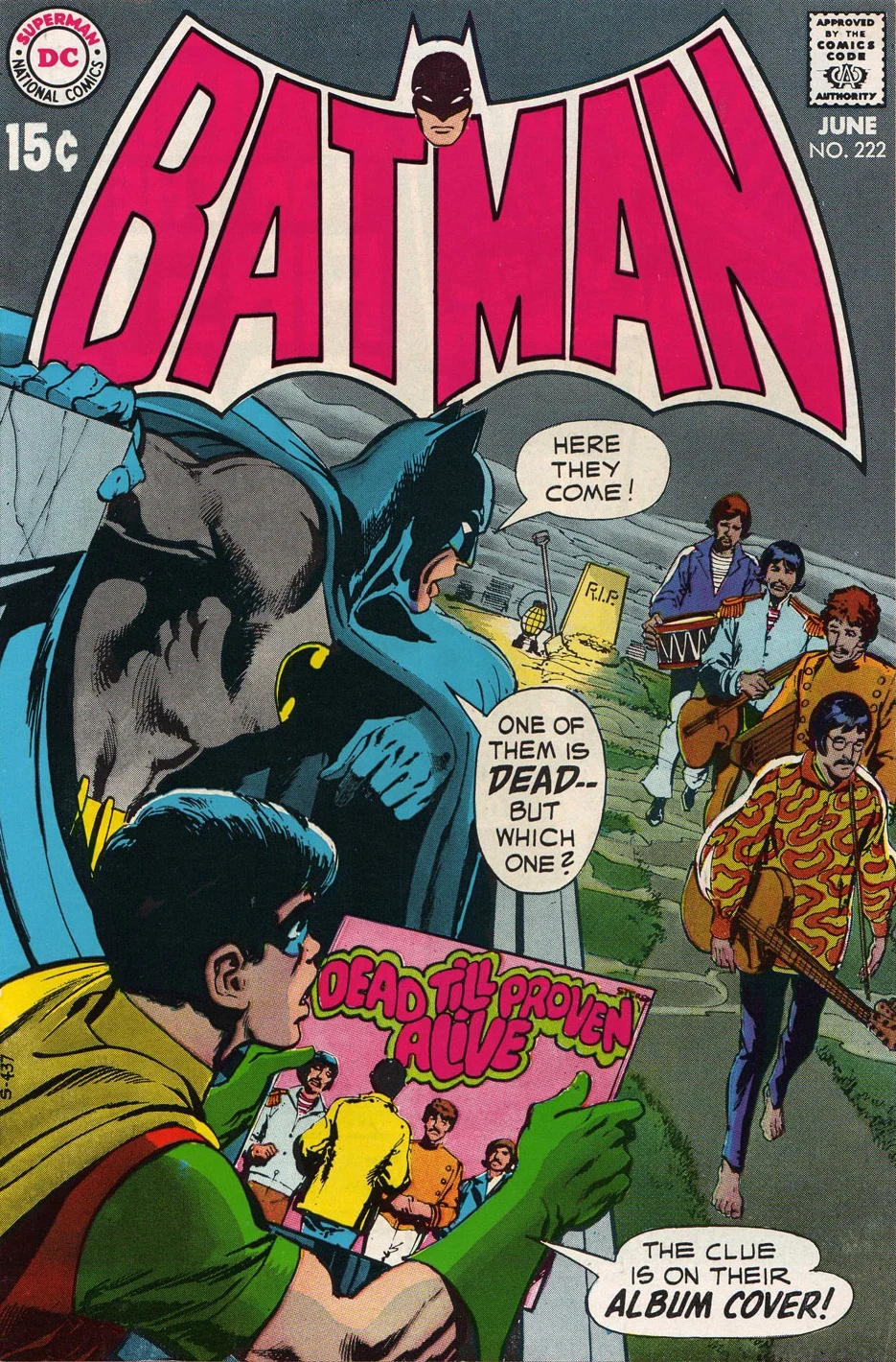 Batman (1940) #222. Cover by Neal Adams.