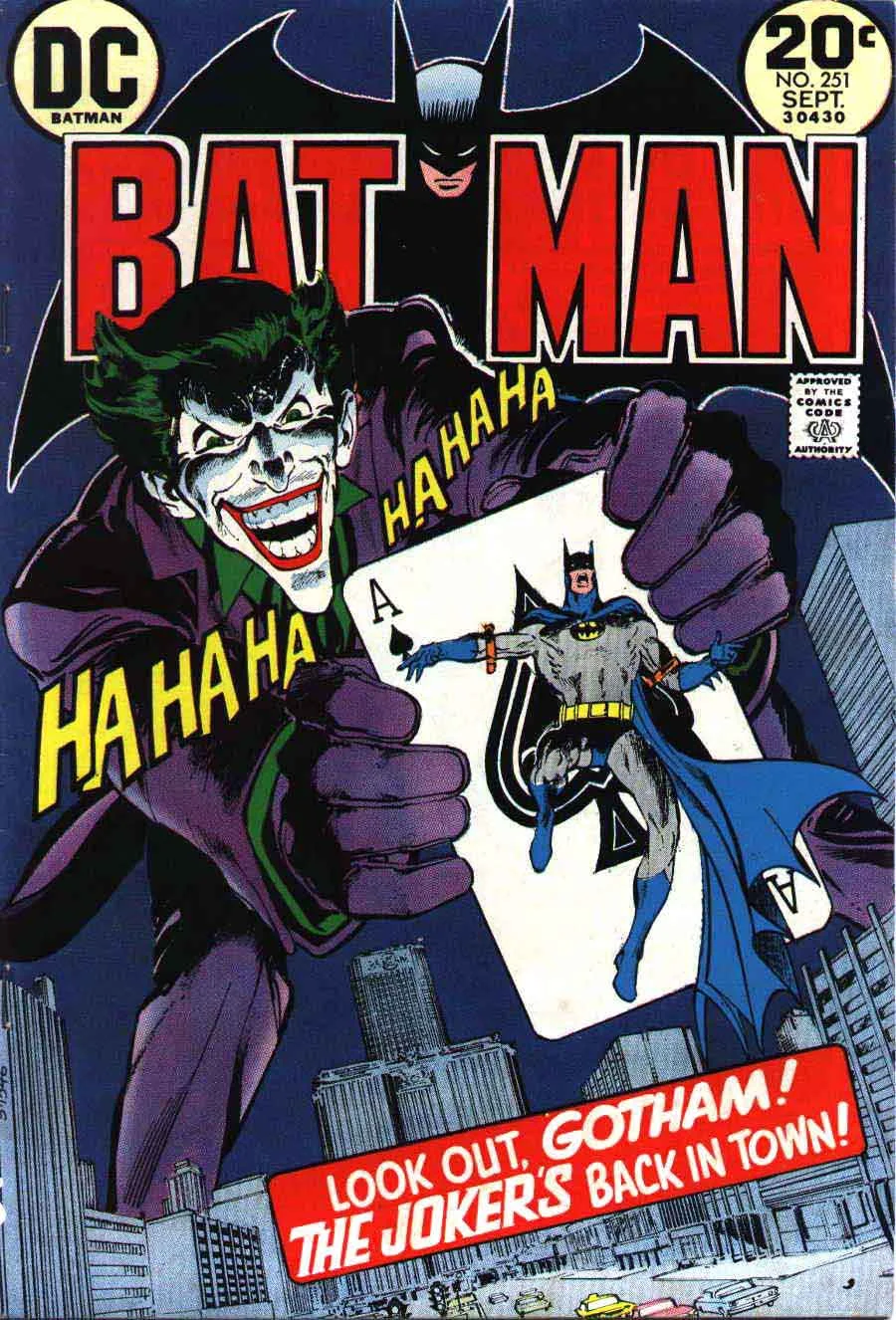 Batman (1940) #251. Cover by Neal Adams.