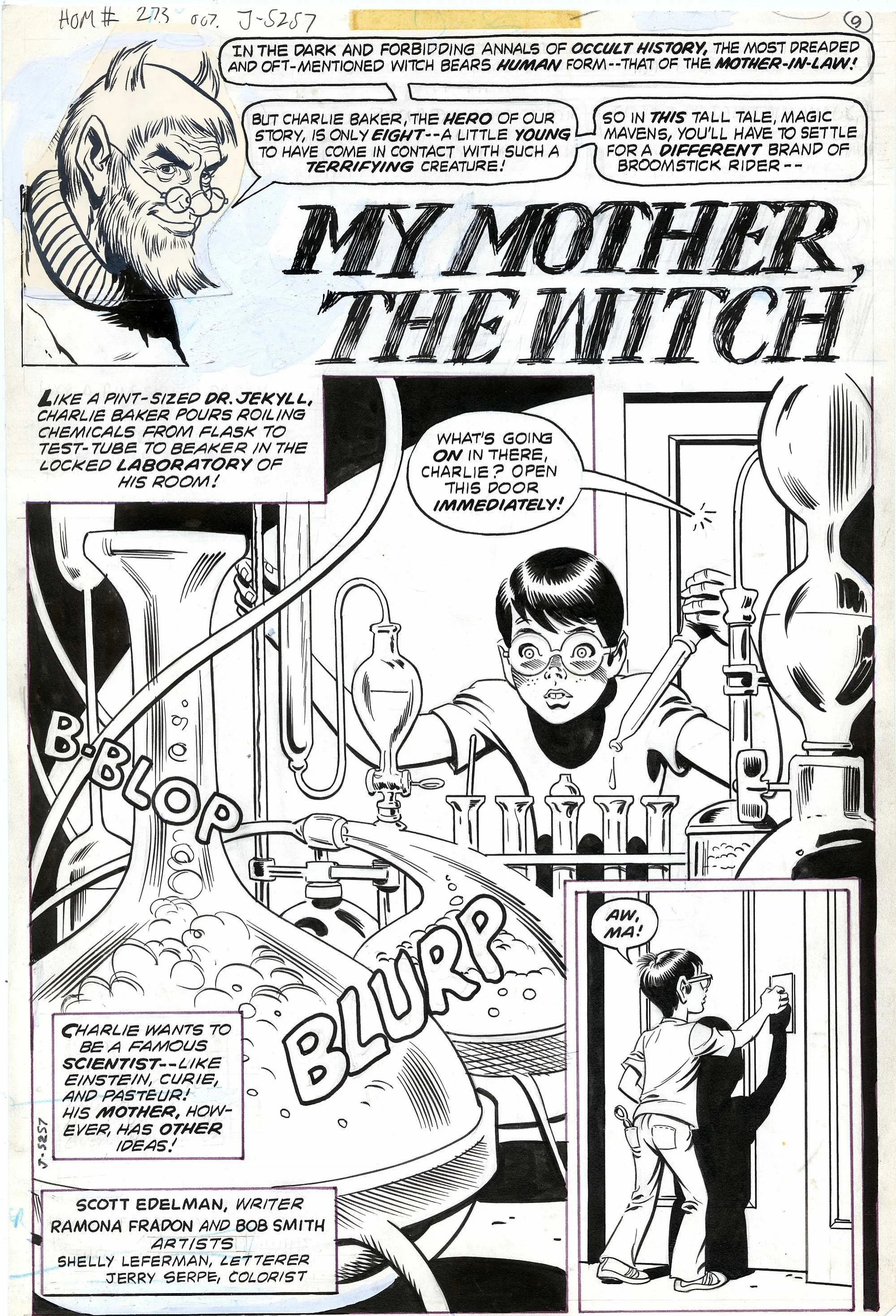 House Of Mystery #273 interior page by Ramona Fradon.