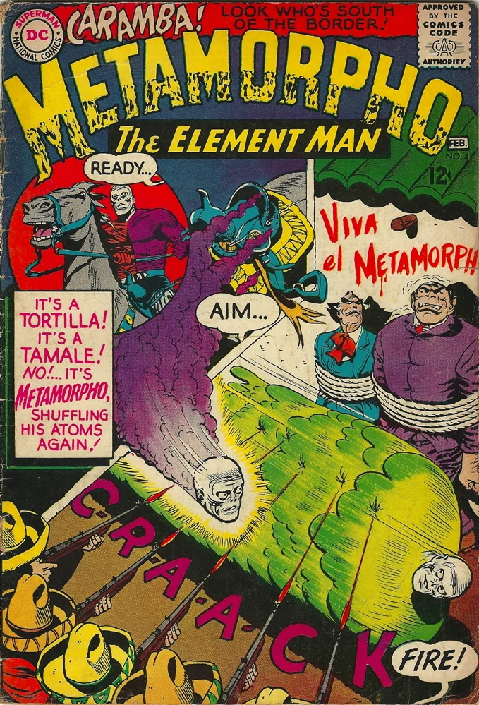 Metamorpho, The Element Man #2. Cover by Ramona Fradon.