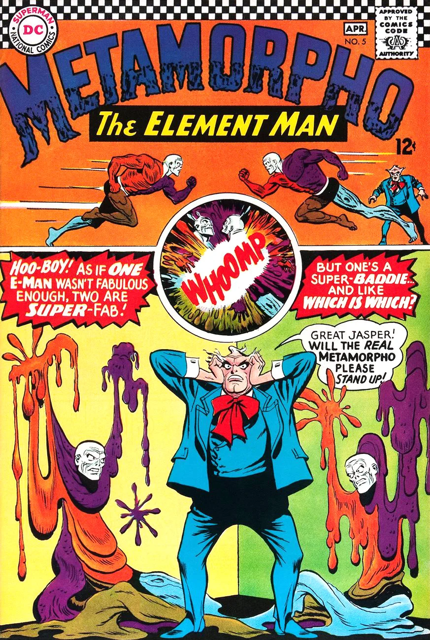 Metamorpho, The Element Man #2. Cover by Ramona Fradon.