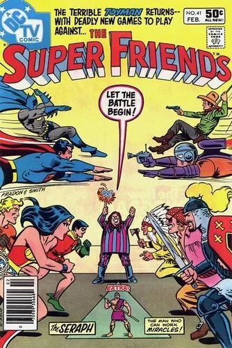 The Super Friends #41. Cover by Ramona Fradon.