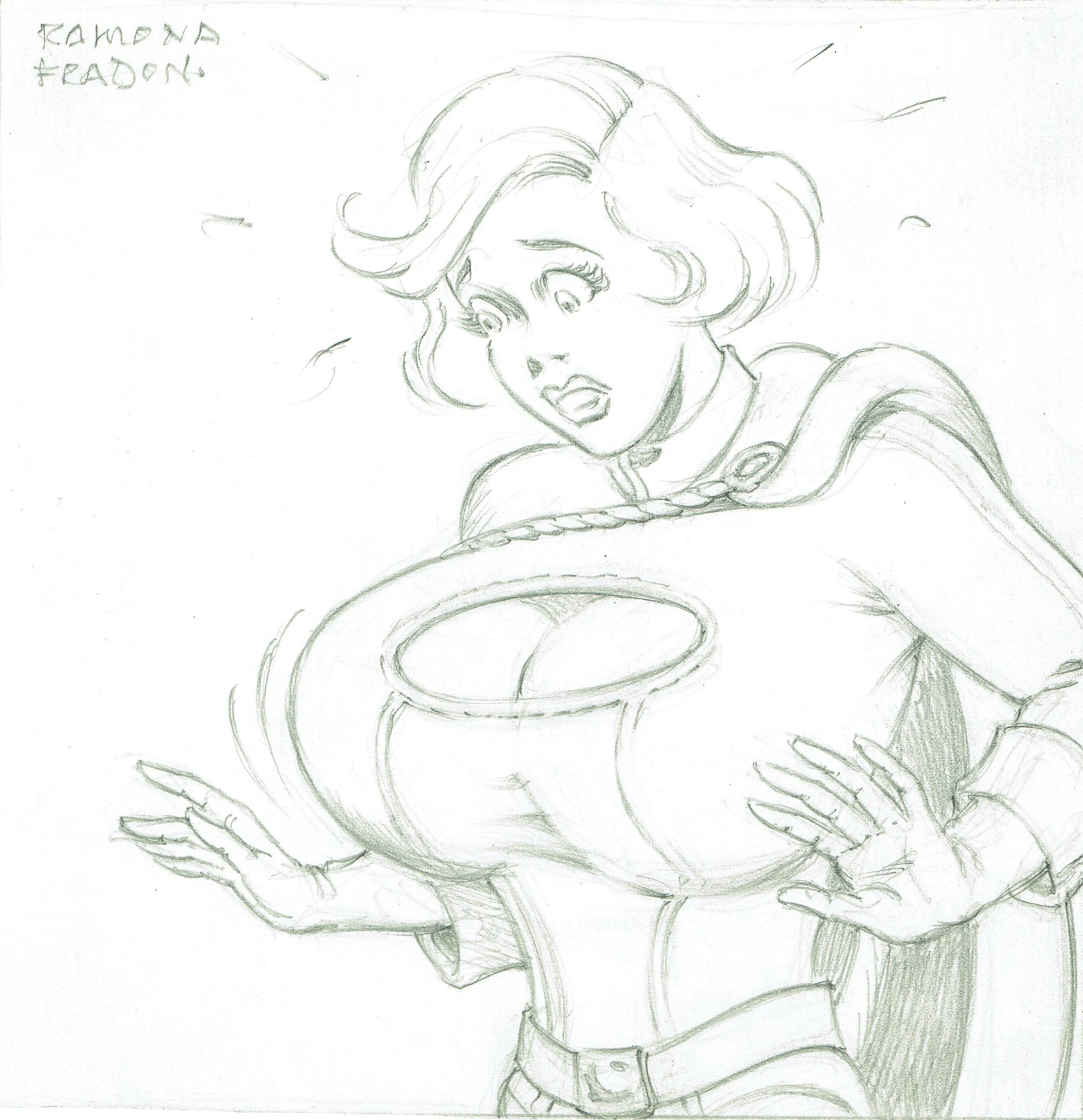 Power Girl by Ramona Fradon.