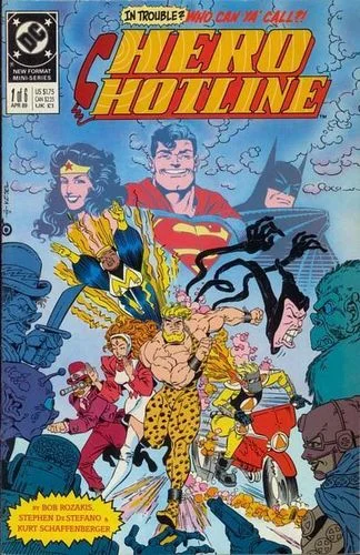 Hero Hotline #1, written by Bob Rozakis.