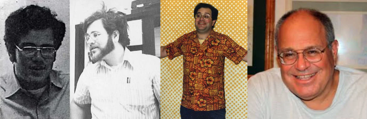 Bob Rozakis through the years.