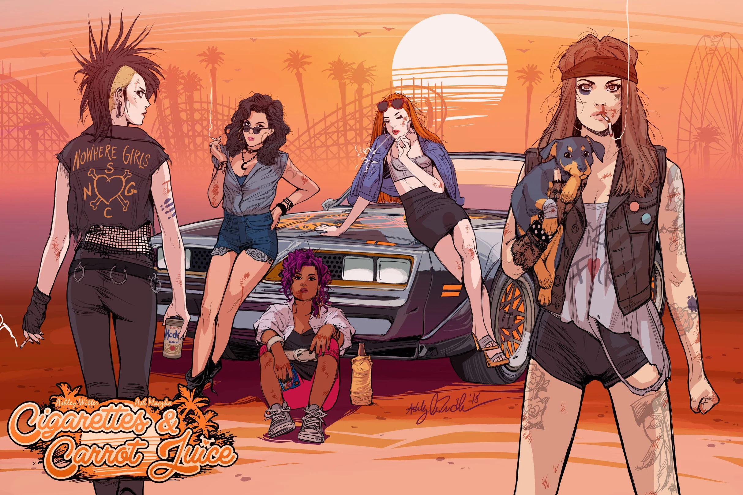 Cigarettes & Carrot Juice: 5 Questions With Ash Maczko & Ashley Witter Written by Neil Greenaway