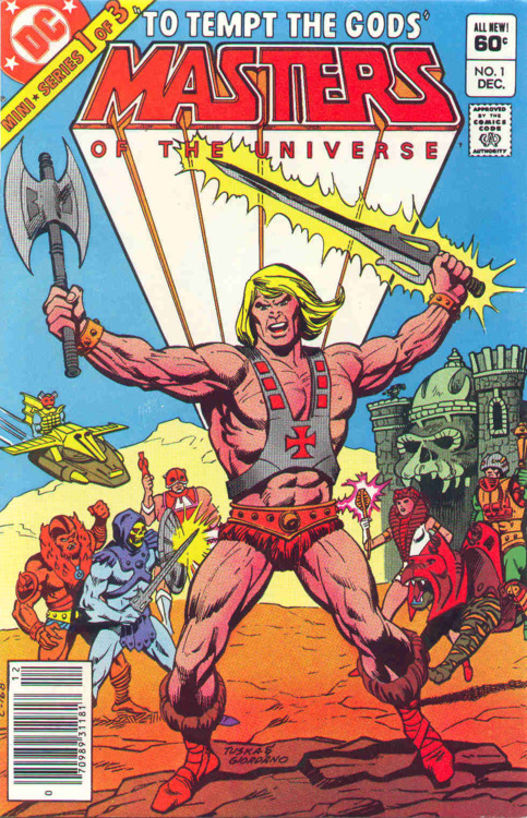 Masters of the Universe #1, cover by George Tuska & Dick Giordano.