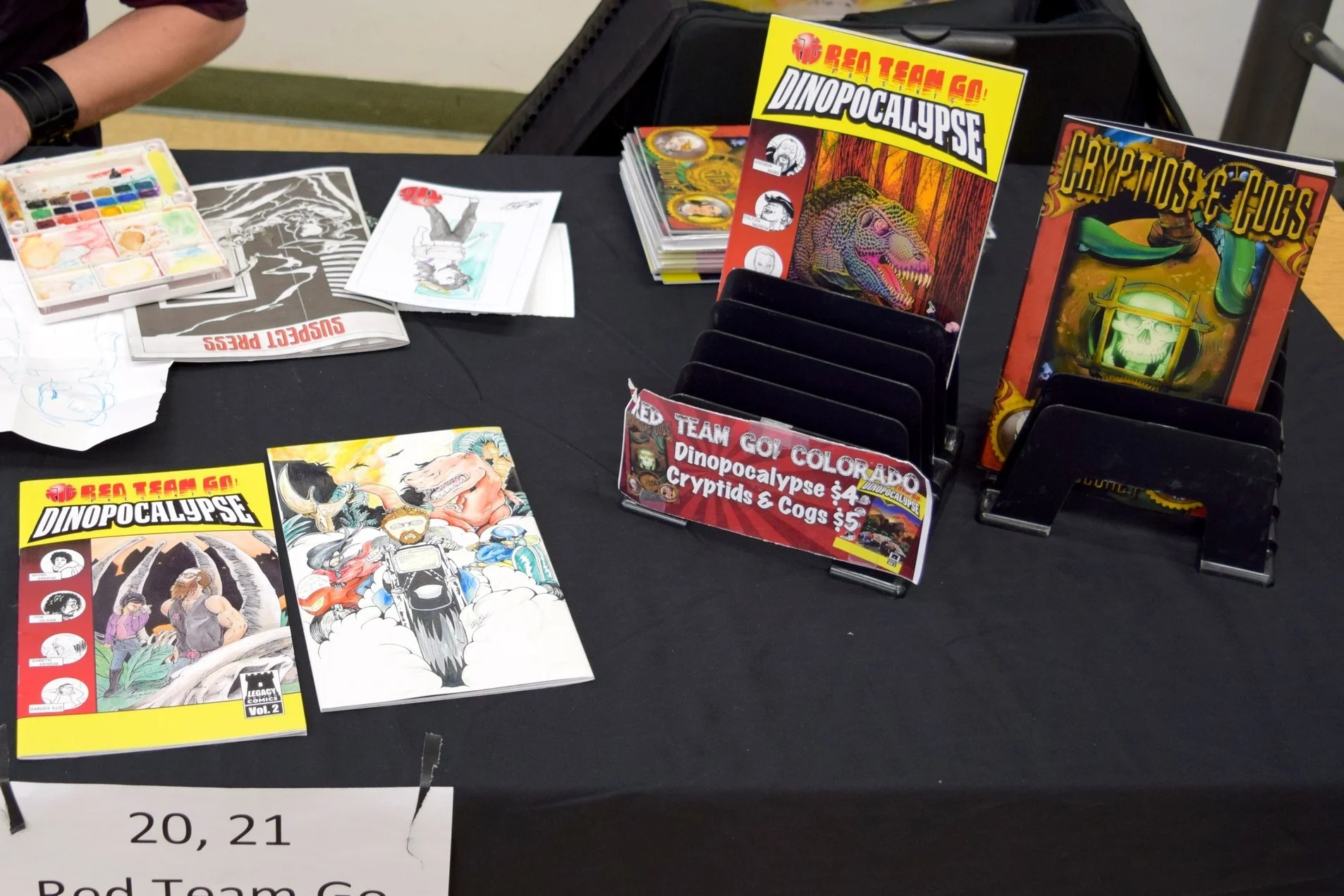 The comics of Red Team Go Colorado .