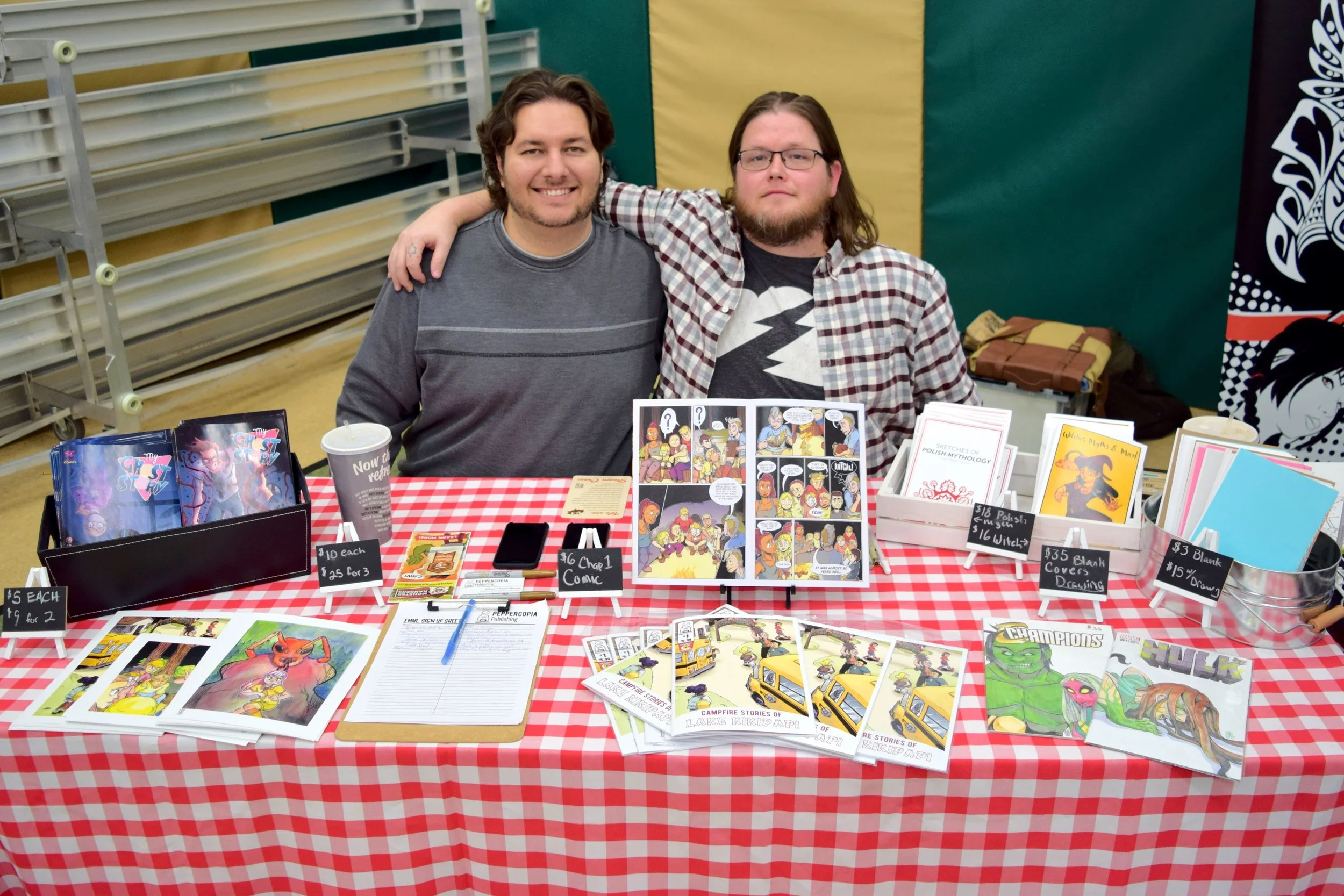 William & Craig "Pepper" DeLuca at the mini-con.
