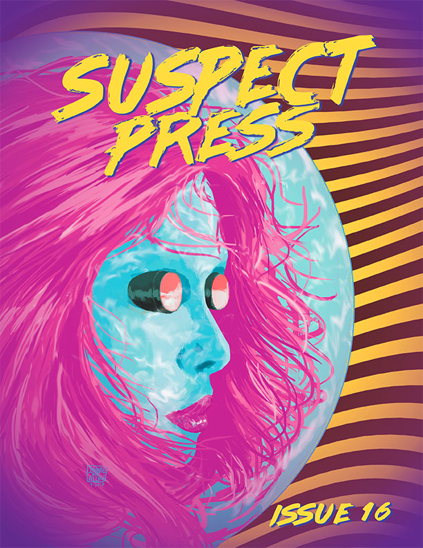 Suspect Press #16, cover by Lonnie Allen .