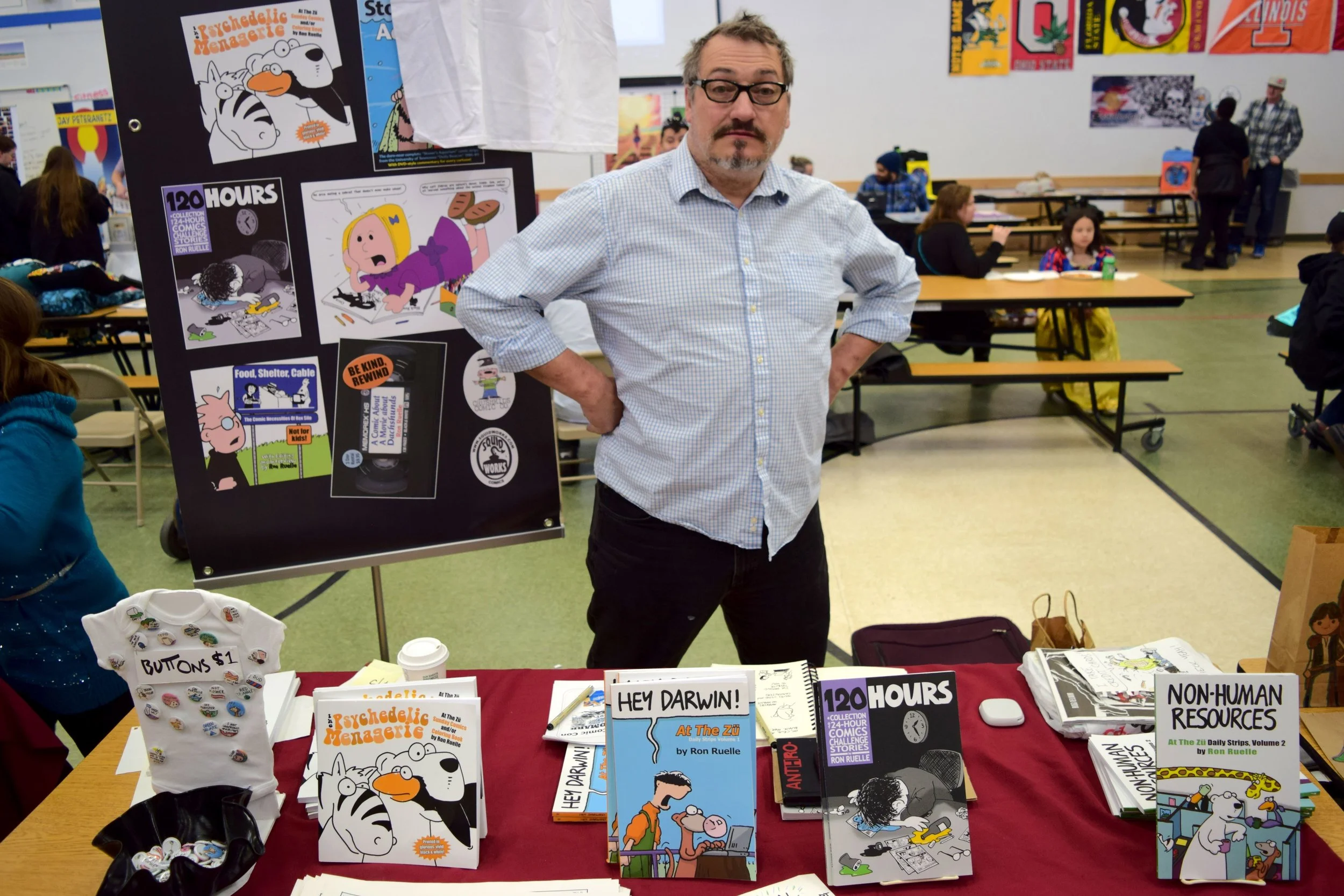 Ron Ruelle at the mini-con.
