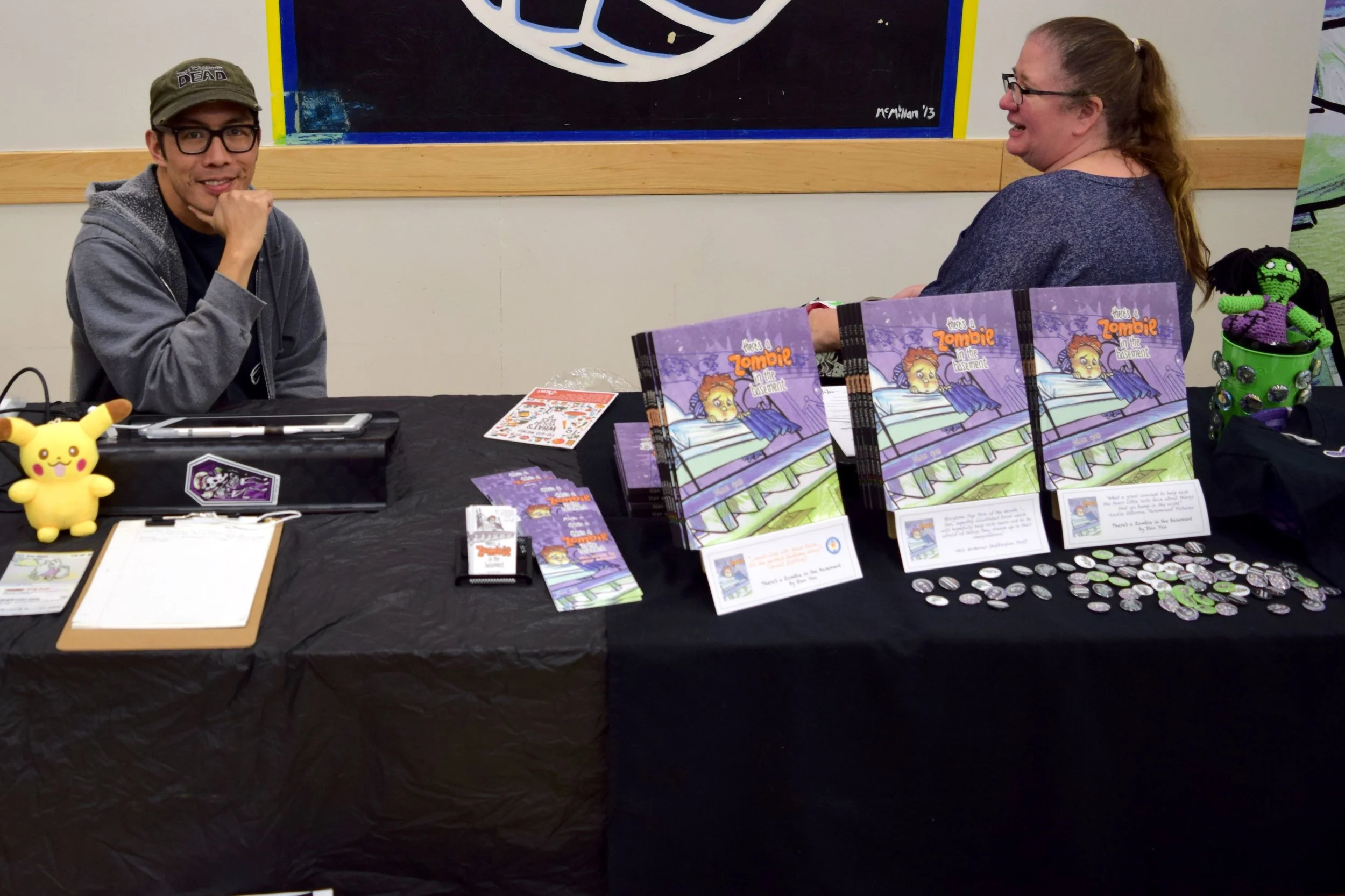 Stan Yan and his wife Erica at the mini-con.