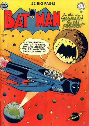 Batman (1940) #59, cover by Lew Sayre Schwartz.