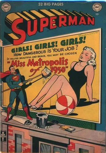 Superman (1939) #63, cover by Al Plastino.