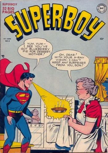 Superboy (1949) #8, cover by Al Plastino.