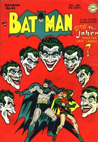 Batman (1940) #44, cover by Jim Mooney.