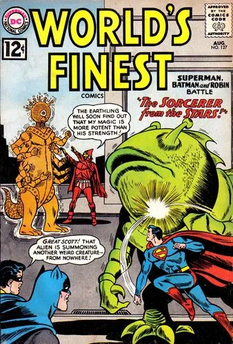 World's Finest Comics (1941) #127, cover by Jim Mooney.