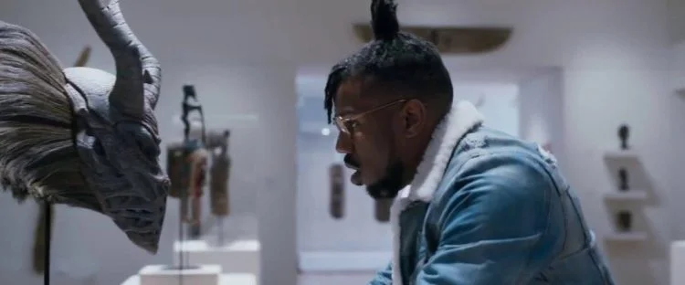Michael B. Jordan as Erik Killmonger.
