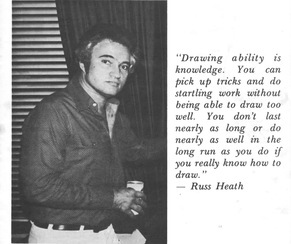 From the cover of Comic Art News and Reviews (Oct. 1973)