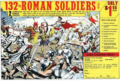 Roman Soldiers Ad, drawn by Russ Heath.