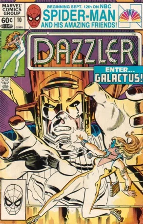Dazzler (1981) #10, cover by Frank Springer.