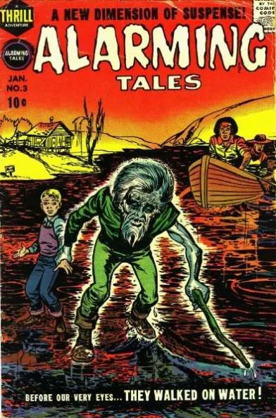 Alarming Tales (1957) 3, cover by Joe Simon.