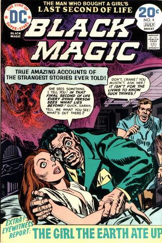 Black Magic (1973) #4, cover penciled by Jack Kirby & inked by Joe Simon.