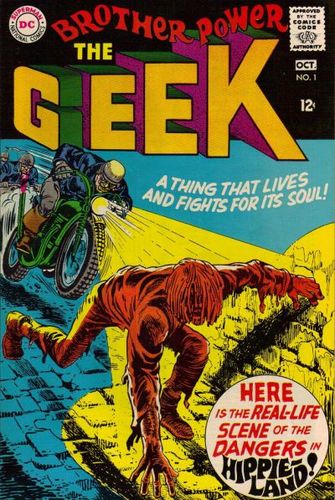 Brother Power, The Geek (1968) #1, cover by Joe Simon.