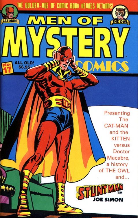 Men of Mystery Comics (1999) #17, cover by Joe Simon.