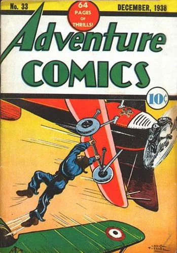 Adventure Comics (1938) #33, cover by Creig Flessel.