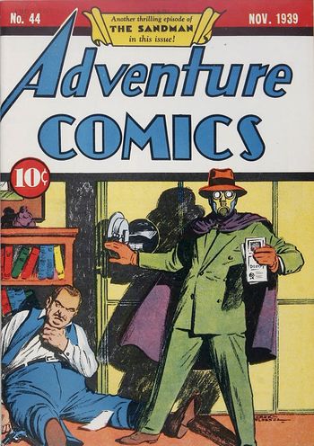 Adventure Comics (1938) #44, cover by Creig Flessel.