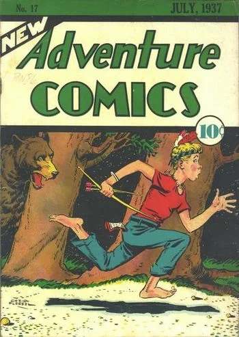 New Adventure Comics (1937) #17, cover by Creig Flessel.