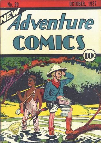 New Adventure Comics (1937) #20, cover by Creig Flessel.
