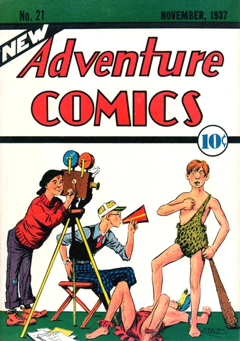 New Adventure Comics (1937) #21, cover by Creig Flessel.