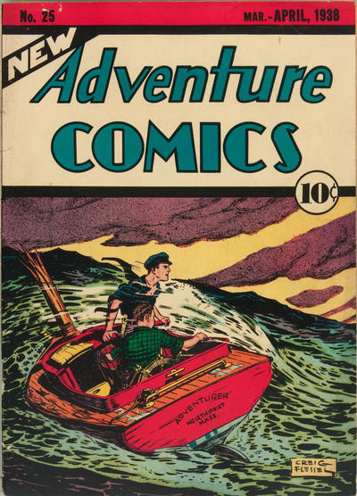 New Adventure Comics (1937) #25, cover by Creig Flessel.