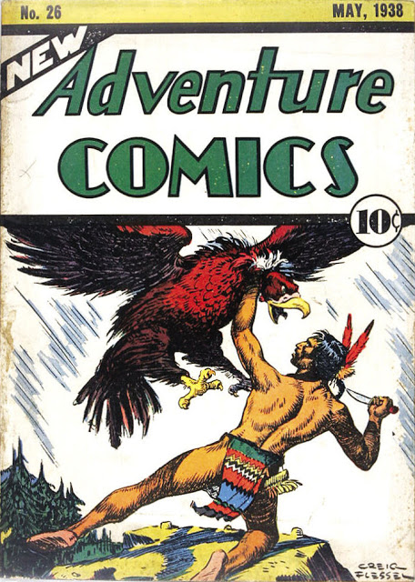 New Adventure Comics (1937) #26, cover by Creig Flessel.