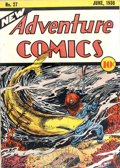New Adventure Comics (1937) #27, cover by Creig Flessel.