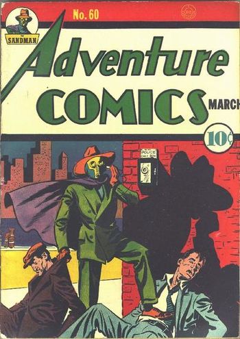 Adventure Comics (1938) #60, cover by Creig Flessel.