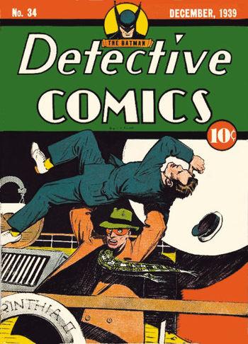 Detective Comics (1937) #34, cover by Creig Flessel.
