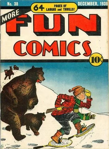 More Fun Comics (1936) #38, cover by Creig Flessel.