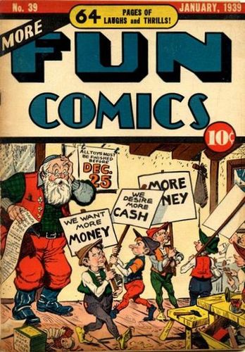 More Fun Comics (1936) #39, cover by Creig Flessel.