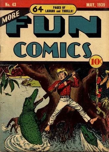 More Fun Comics (1936) #43, cover by Creig Flessel.