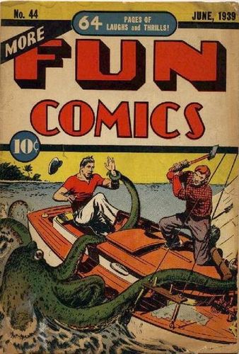More Fun Comics (1936) #4, cover by Creig Flessel.