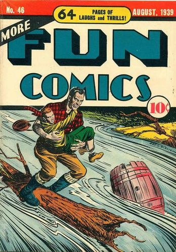More Fun Comics (1936) #46, cover by Creig Flessel.