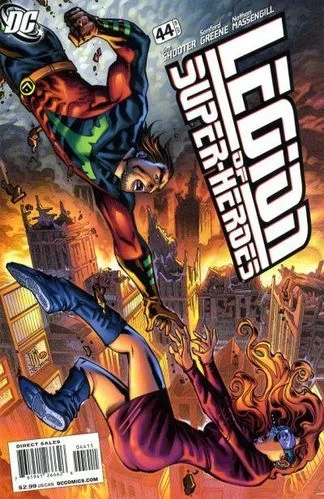 Legion of Super-Heroes (2005) #44, written by Jim Shooter.