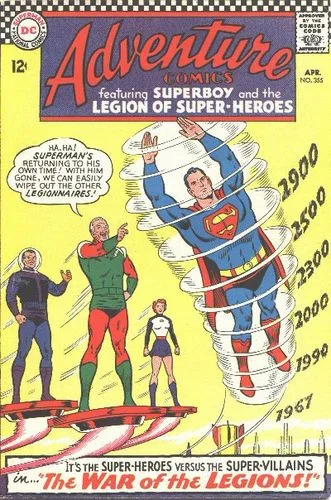 Adventure Comics (1938) #355, main story written by Jim Shooter.