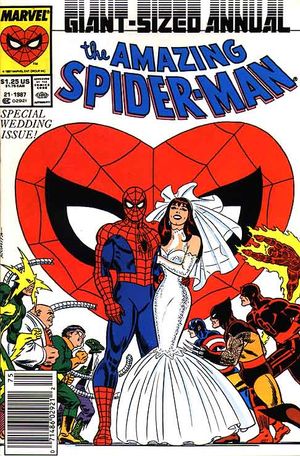 Amazing Spider-Man Annual #21, co-written by Jim Shooter.