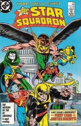 All-Star Squadron (1981) #67, cover by Tony DeZuniga.